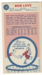 1969 Topps Basketball #78 Bob Love - Chicago Bulls RC